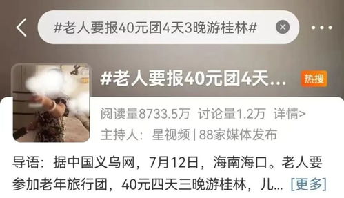 老年团4天3晚游40元？桂林通报,标准执行具体评价_获取版OKY13.23